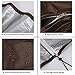 BullStar Patio Hanging Chair Cover Waterproof Wicker Egg Swing Chair Covers with Zipper Heavy Duty Oxford Outdoor Furniture Protector, 75 Inch HX45 Inch D