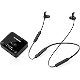 Avantree HT4186 Wireless Headphones Earbuds for TV Watching, Neckband Earphones Set w/Bluetooth Transmitter for Optical Digital Audio, RCA, 3.5mm Aux Ported TVs, Plug & Play, No Audio Delay