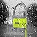Heiyo Wireless Sport Bluetooth Headphones, In-Ear Fit Earhook Secure IPX4 Sweatproof Earphones with Mic and 7-Hour Playing Time for Running,Gym and Outdoor Sports-Green