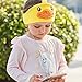 FIRIK Kids Headphones Volume Limited Soft Children Fleece Headband Size Adjustable Toddler Headphones Perfect for Travel, Home,School and Christmas Birthday Gift - Duck