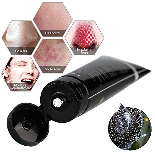 Bamboo Charcoal Black Mask, YBB Deep Cleansing Purifying Peel-off Mask Remove Blackheads Pimples Mask Include Acne Removal Tool Kit (100g) - Thumbnail 6