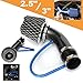 AUDEW Universal Performance Induction Cold Air Intake Filter Alumimum Pipe HOSE System Carbon