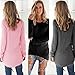 Fashion Sweaters,Morecome Womens Casual Solid Long Sleeve Jumper Sweaters Blouse