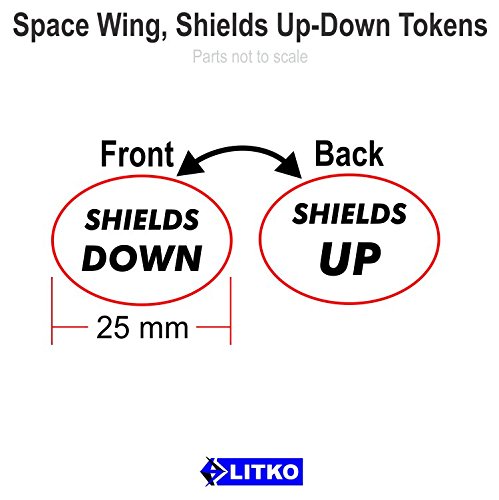 Space Wing, Shields Up, Shields Down Tokens (10)
