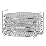 Ninja AOP104BRN Foodi Accessory Dehydrator Stand, 6.5 & 8 qt, Stainless Steel