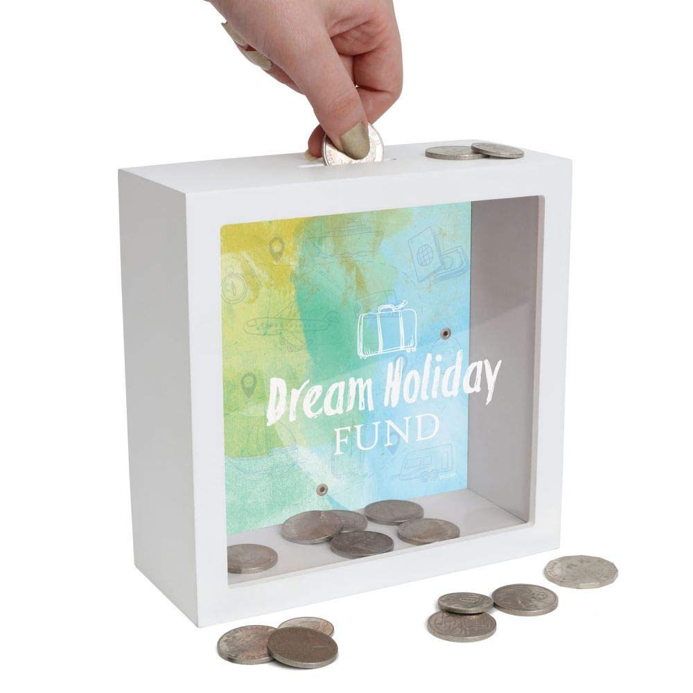 Splosh Change Box - Dream Holiday Fund - Money Saving Box