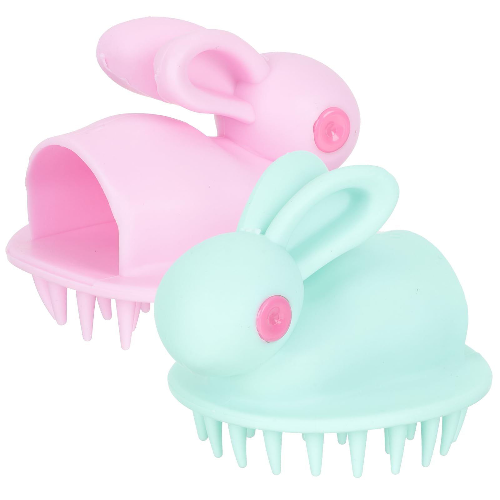 ibasenice Baby Shampoo Brush - 2pcs Baby Brush Kids Hair Brush Cradle Cap Shampoo Scalp Scrubber Deep Cleansing Shampoo Scalp Massage Brush Baby Clean Brush Bathing Brush Bathing Hair Brush