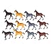 Neliblu Horse Toy Set, 1-Dozen, 6-Inch