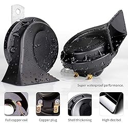 FARBIN 4pcs Loud Train Horn for Truck Car, Super