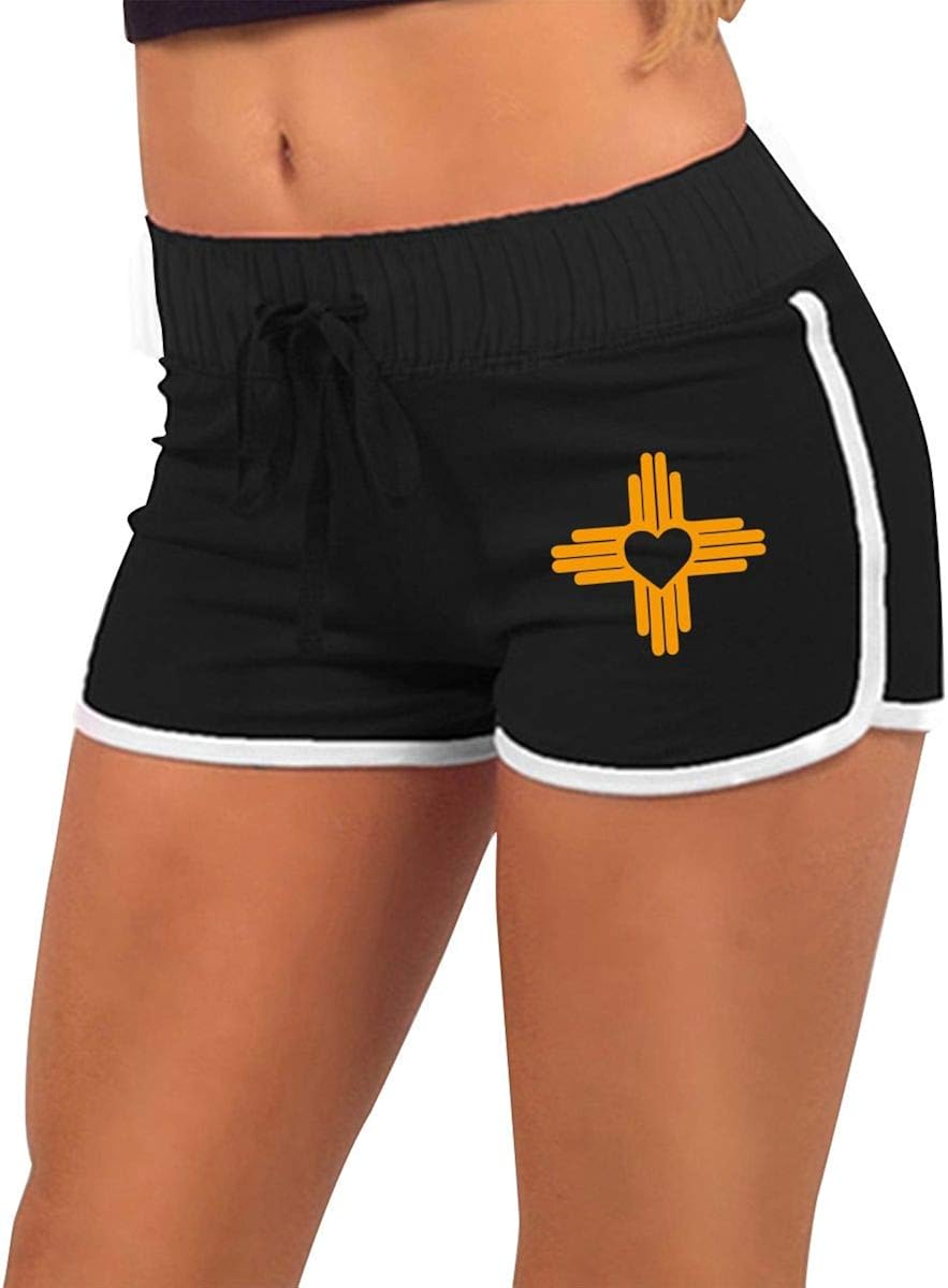 Zia with Heart Symbol New Mexico State Flag Womens Low Zia with Heart Symbol New Mexico State Flag Womens Low