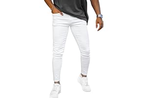 GINGTTO Men's Ripped Jeans Slim Fit Skinny Stretch Jeans Pants