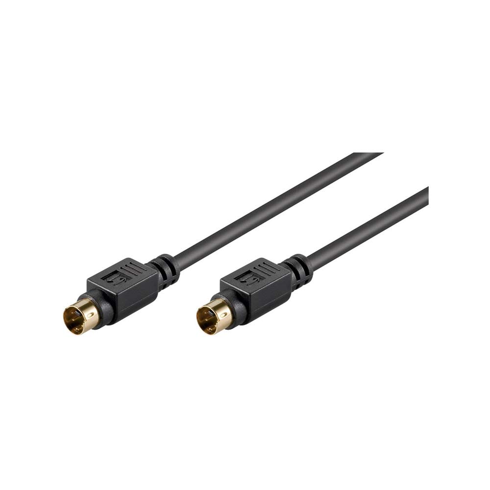Goobay 50059 S-Video Connector Cable, Single Shielded, 5 m Cable Length