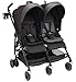 Maxi-Cosi Dana for2 Double Side by Side Stroller with Infant Car Seat Adapters, Devoted Black, One Size