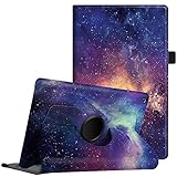 Fintie Rotating Case for All-New Amazon Fire HD 8 2018/2017 / 2016-360 Degree Rotating Cover Swivel Stand Auto Wake/Sleep for Fire HD 8 (8th & 7th & 6th Gen, 2018/2017/2016 Release), Galaxy