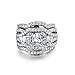 Zealmer Silver Stacking Wedding Ring Gift for Women