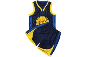 CULOLA Youth Kids Basketball Jersey,Jersey & Shorts Set Fashion T-Shirt Sport Fans Gifts for Boy Girls