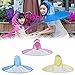 Wantis Magical Rain Coat Artifact UFO Umbrella Hands Free Charming Costum Yellow (1.55-1.8M(height))