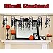 2 Pack 4.9 Ft Halloween Skull Trunk or Treat, 12 PCs Halloween Skull Garland with Veil Banner for Halloween Décor, Party Supplies, Yard Decor (Black and White)