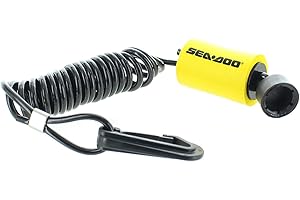 Sea-Doo New OEM, Floating Safety Lanyard Ignition Cap Key Stop Switch, 278001431
