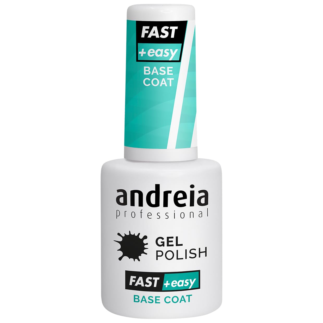 Andreia Professional Gel Nail Base Coat - Fast & Easy Base Coat for Quick Easy Gentle Gel Polish Removal - UV/LED Gloss Finish Polish 10.5m