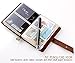 Leather Travel Journal, Handmade Travelers Notebook Refillable, Gift for Men & Women, Perfect to Write in, 3 Inserts/192 Pages Vintage Travel Diary, Pocket Size 5.2
