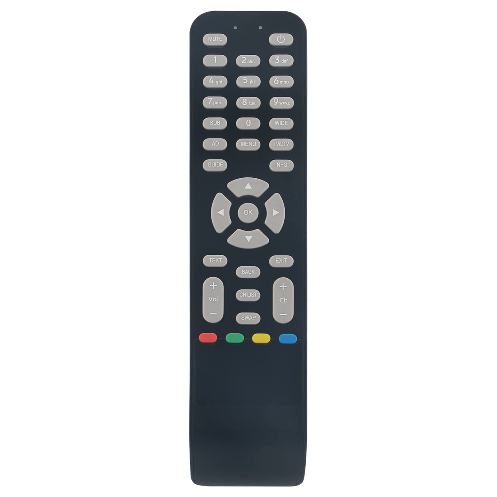 New GUFSAT02SD Replace Remote Control - VINABTY GUFSAT01HD Remote Control Replacement Compatible for GRUNDIG GUFSAT02SD/GUFSAT01HD Remote Controller