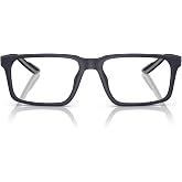 Armani Exchange mens Ax3118u Universal Fit Rectangular Prescription Eyewear Frames