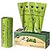 Poop Bags, Environment Friendly Pets N Bags Dog Waste Bags, Biodegradable, Refill Rolls, Includes Dispenser (1 Rolls / 400 Count)