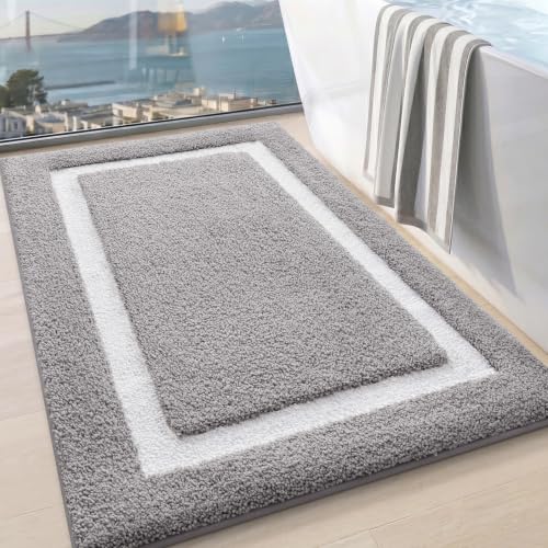 LUMI Bath Mat Light Grey