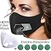 ruishenger Electric N95 Respirator Air Purifying Mask Anti Pollution Mask for Pollen Allergy, Dust PM2.5, Running, Cycling and Outdoor Activities