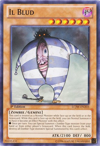 Yu-Gi-Oh! - Il Blud (LCJW-EN203) - Legendary Collection 4: Joey's World - 1st Edition - Common