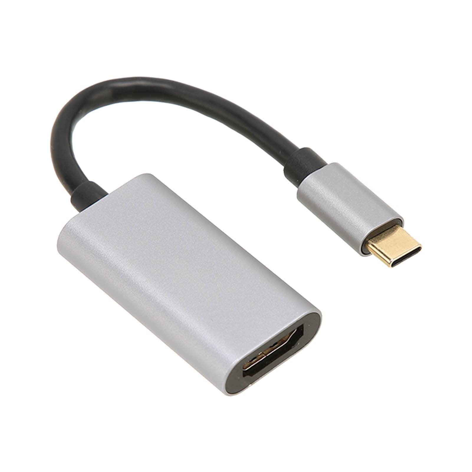 ciciglow Type C HDMI Adapter, HD Multimedia Interface Adapter Cable 4K Lossless Video Display Converter Cable for TV Monitor Projector