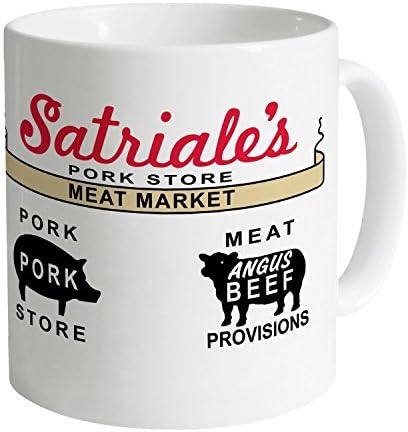 Funny Mugs Coffee Mugs Official The Sopranos Satriale's Meat Market Mug