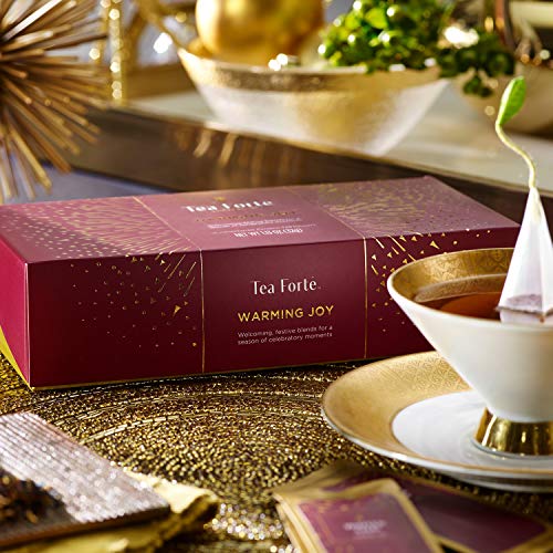 Tea Forté Warming Joy 201810 Pyramid Black Tea and Infusion Box