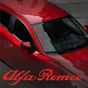 Amazon.com: Alfa Romeo Italian A.L.F.A car styling Vynil Car Sticker Decal - Select Size: Automotive