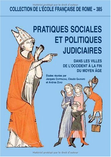 Pratiques sociales et politiques judiciaires