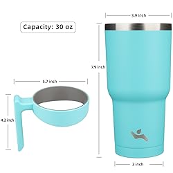 Konokyo 30 oz Tumbler with Handle and 2 Straw 2