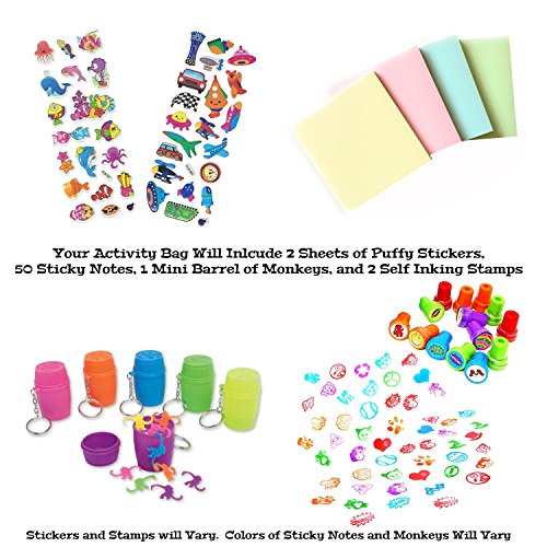 Kakembo Prime Travel Activity Bag Kids. Full Travel Games Travel Toys. Great Road Trip Airplane Activities Kids. Includes 12 Premium Items Like Wikki Stix, Activity Book, Cars. Ages 3+ - Thumbnail 5