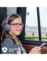 JLab Audio jbuddies Studio Bluetooth inalámbrico auriculares de diadema plegables   Amigable con 13 Horas de Duración de la batería Bluetooth 4.1 las edades de 6   16 Bluetooth gris, azul (Gray   Blue)