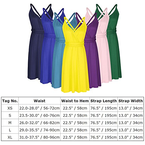 OBEEII Vrouwen Multi Way Bandage Korte Jurken Elegante Convertible Avondjurk Voor Bruidsmeisje Bruiloft Prom Cocktail… - Image 8