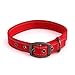 Max and Neo MAX Reflective Metal Buckle Dog Collar - We Donate a Collar to a Dog Rescue for Every Collar Sold (Small, RED)