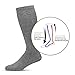 Pembrook Light Compression Socks for Men - 6 Pairs | 8-15 mmHg Compression Socks for Airplane Travel | Circulaton Support Socks for Men | Light Compression Socks Men