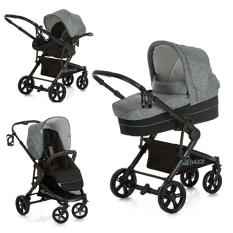 Hauck Atlantic Plus Trio Set – carro 3 en 1, coche de bebes 3 piezas