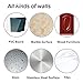 Mop Broom Grip Holder, 2 Pcs Reusable Self-Adhesive Holder, No Drilling Wall Mounted Hanger Holders,Clean Tool Organizer Kitchen Bathroom-Max Load 11 lbs (White)
