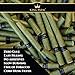 Organic Pre Rolls, Tobacco & Chemical Free, Super Slow Burning, 100% Real Leaf, Just Fill It, w/Free Carrying Tube (Bulk Slims x25)