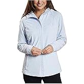 Kirkland Signature Ladies' Water-Repellent Wind Resistant Softshell Jacket (XXL, Light Blue)