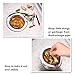2PCS Kitchen Sink Strainer, Magift Stainless Steel Sink Drain Strainer with Handle - Large Wide Rim 4.3