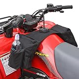 COCO Durable Universal Motorcycles Snowmobiles ATV Tank Top Saddle Bag Waterproof Phone Rack Bag Front Accessories Storage Pack Surrounded by 3 Large Zippered (Black #1)