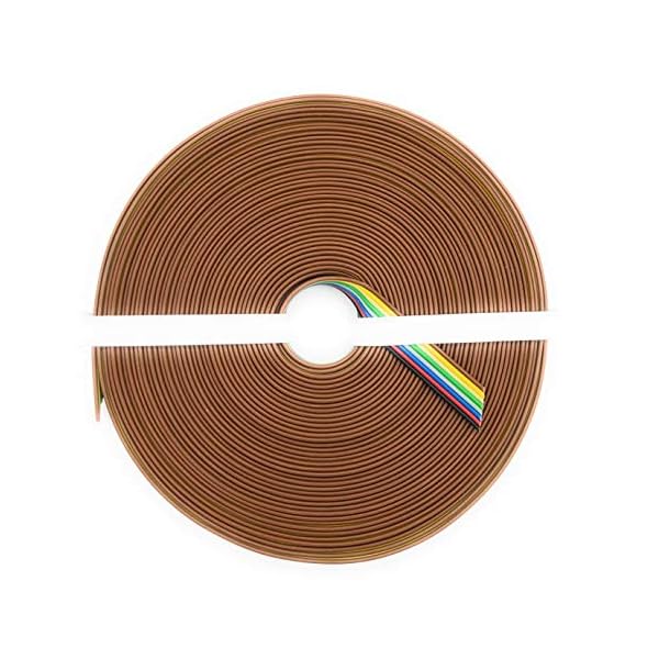 BELI-BECO L825/10 Kabel - Kupferlitze 8 x 0,25 mmÂ² - Flachleitung 8-adrig - 8-Farben: Schwarz, Rot, Blau, Grau, GrÃ¼n, WeiÃ, Gelb, Braun - 10 m Ring – Bild 7