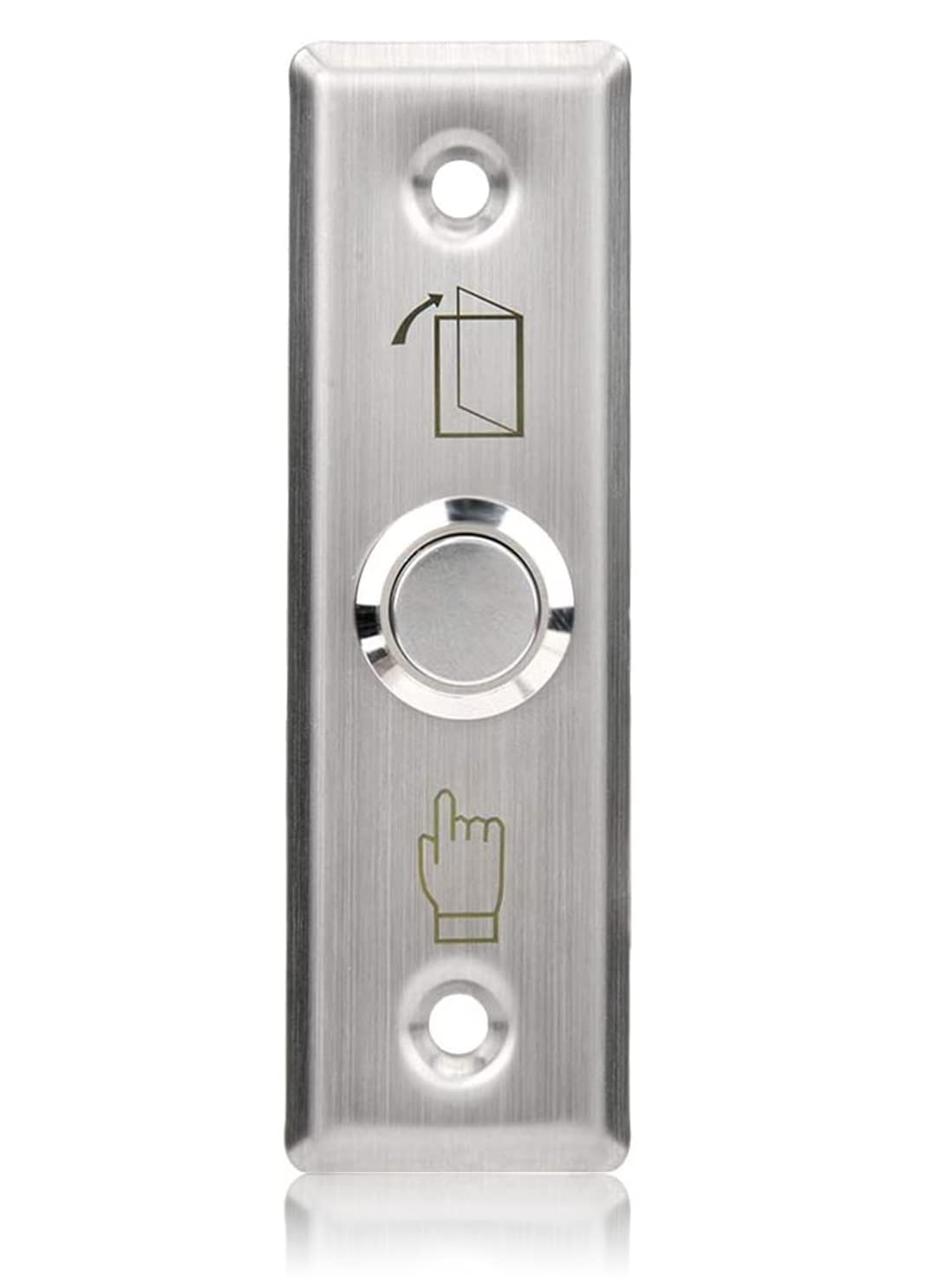 Stainless Steel Push to Exit Lock Release Button, Door Access Control System Switch Door Release Out Unlock Exit Button